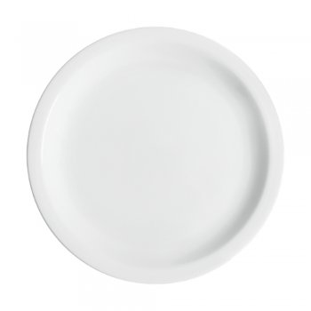 Pratos de porcelana branca